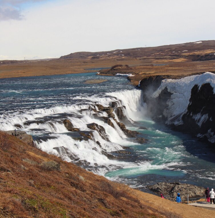Gullfoss seen from the upper viewing path
